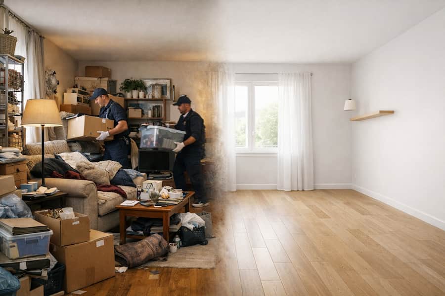 Entruempelung Plagwitz Vorher Nachher